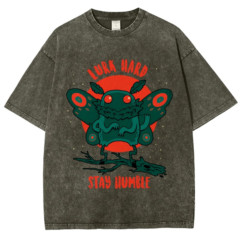 Lurk Hard Vintage Distressed T-shirt