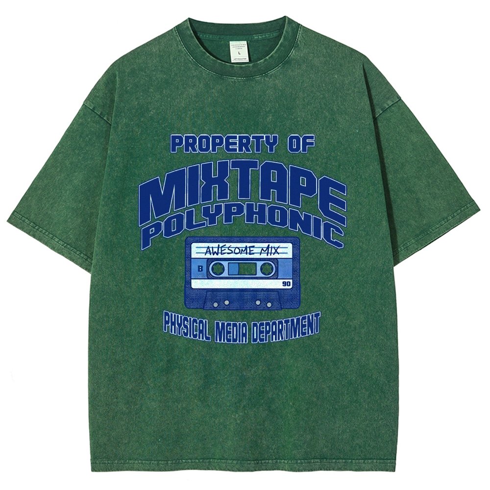 Property of Mixtape Polyphonic Vintage Distressed T-shirt