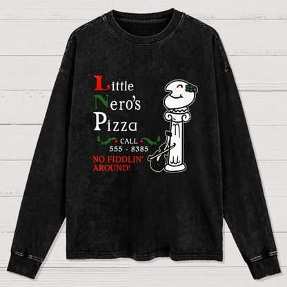 Local Pizza Joint Washed Long Sleeve Tee