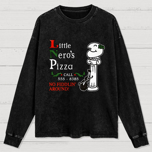 Local Pizza Joint Washed Long Sleeve Tee