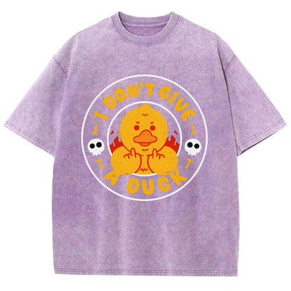 I Don’t Give A Duck Vintage Distressed T-shirt