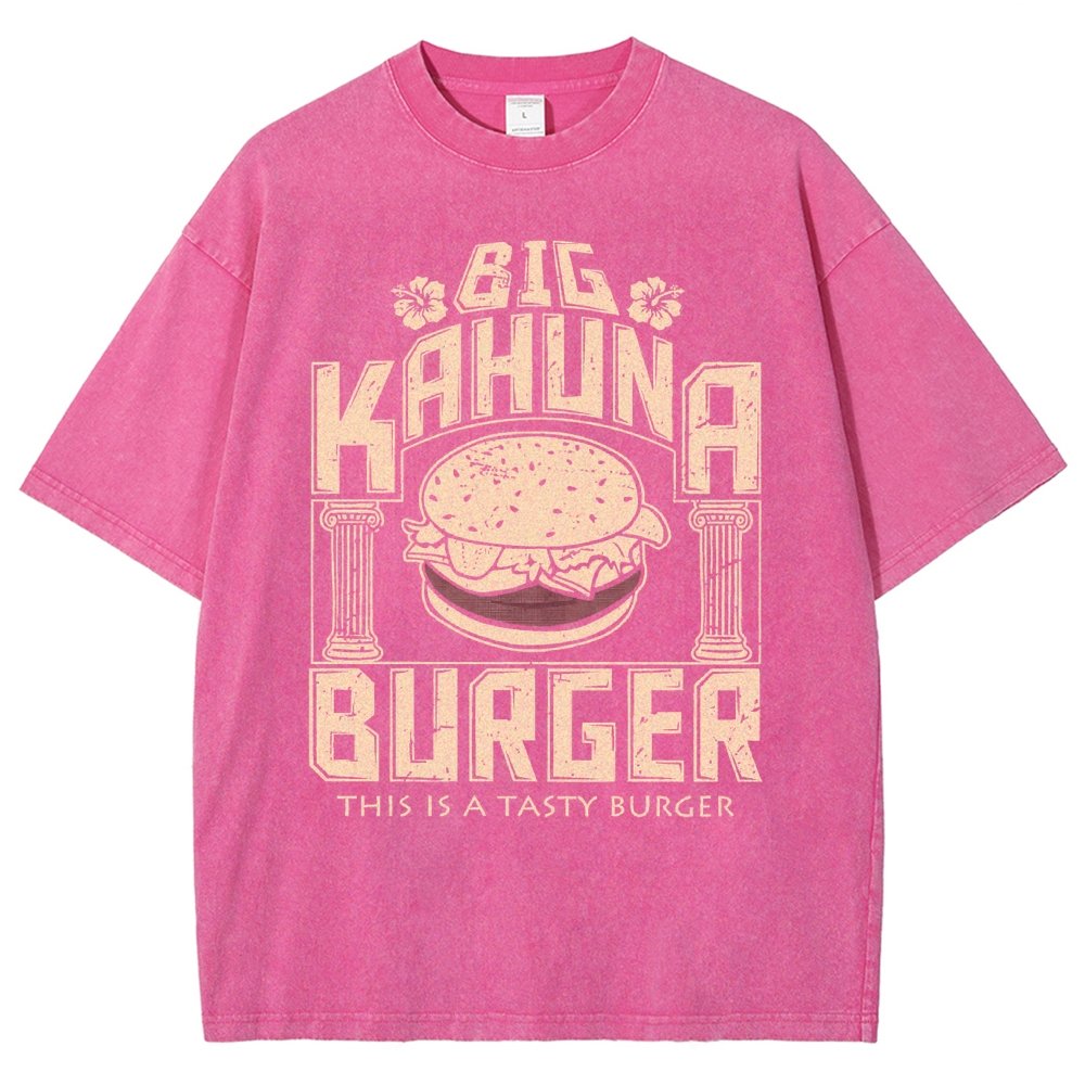 Big Wave Burger Vintage Distressed T-shirt