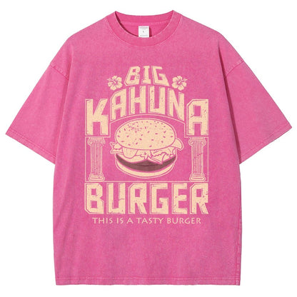 Big Wave Burger Vintage Distressed T-shirt