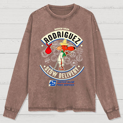 Slowpoke Delivery Service Washed Long Sleeve Tee