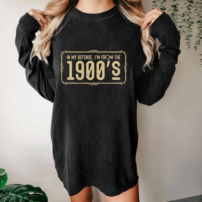 Cut Me Some Slack Washed Long Sleeve Tee