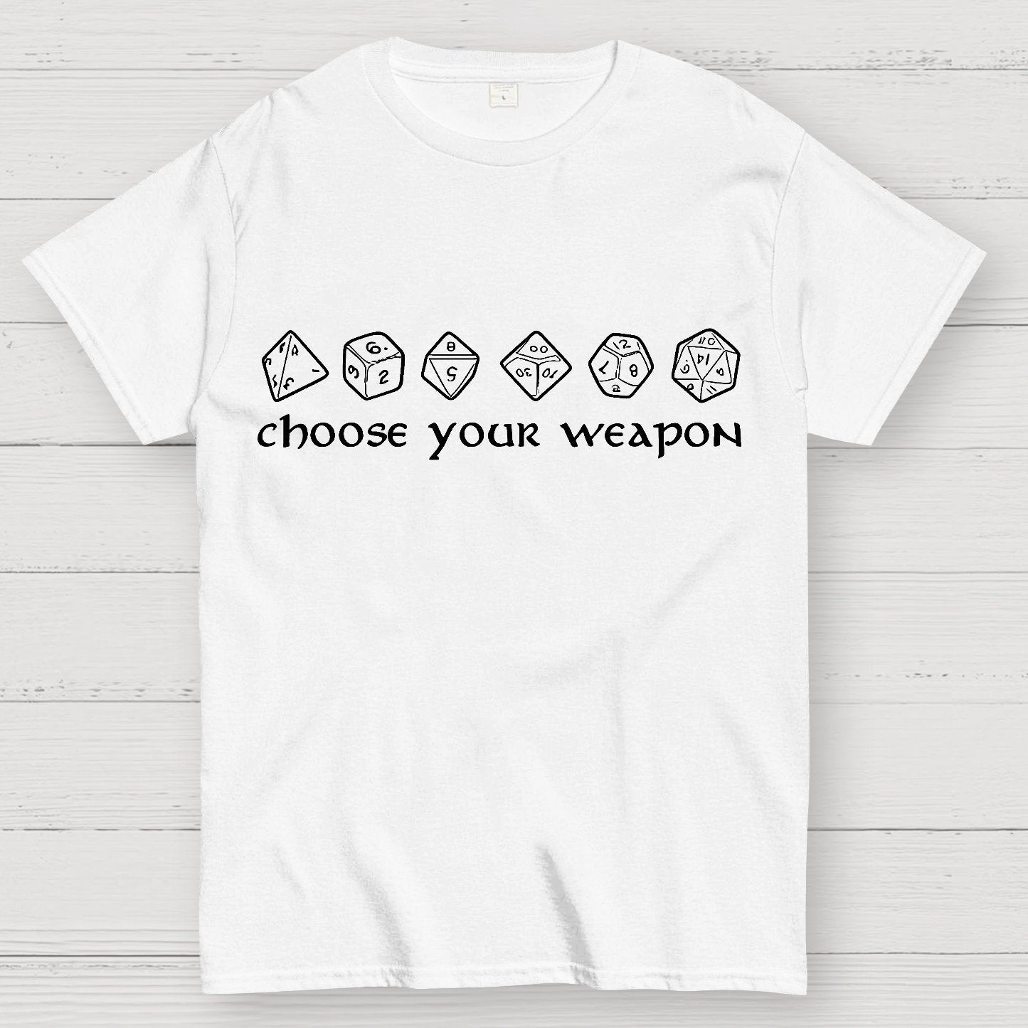 Choose Your Weapon Geek T-Shirt