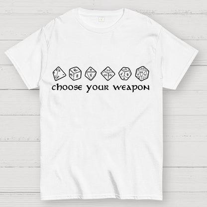 Choose Your Weapon Geek T-Shirt