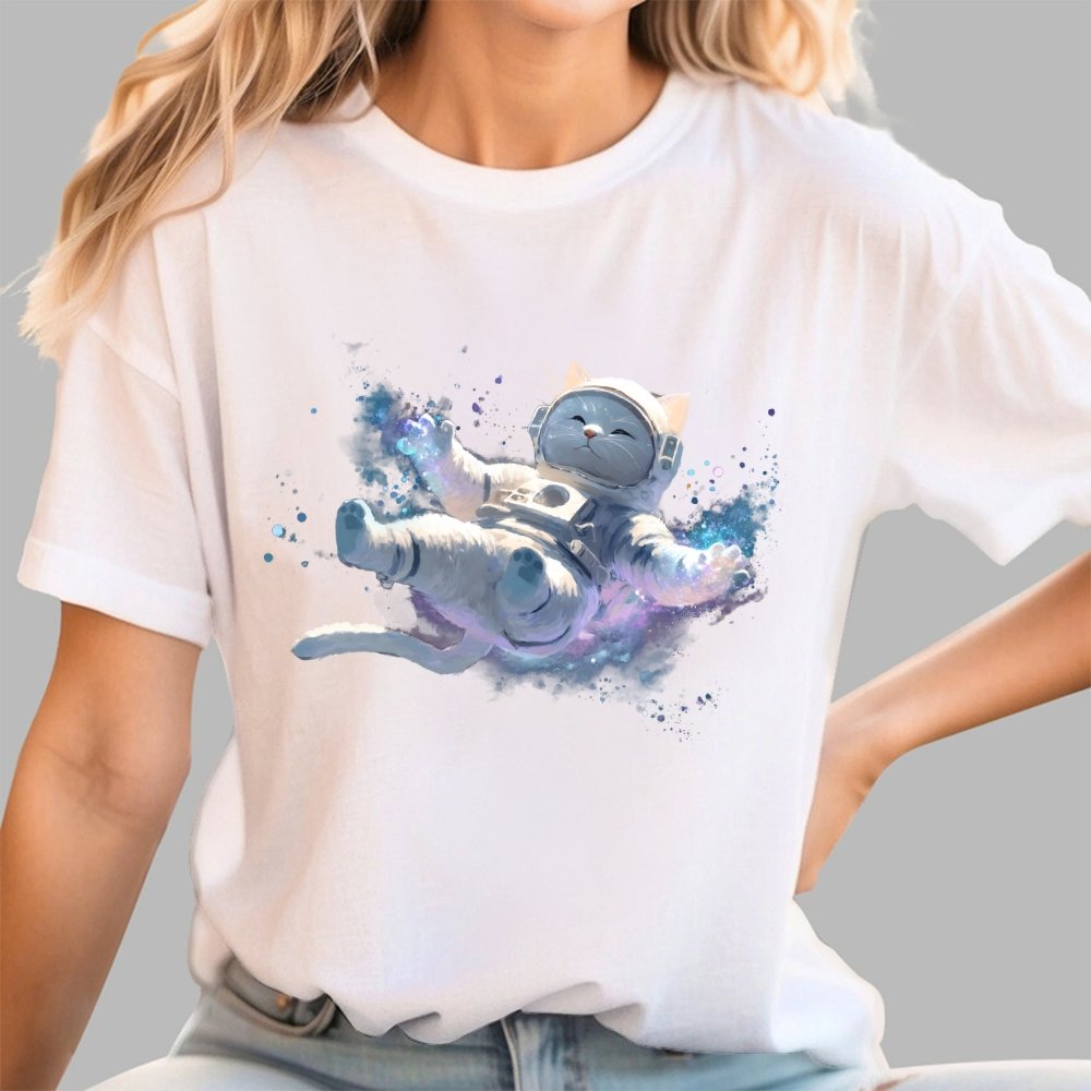 Astronaut Cat Geek T-Shirt