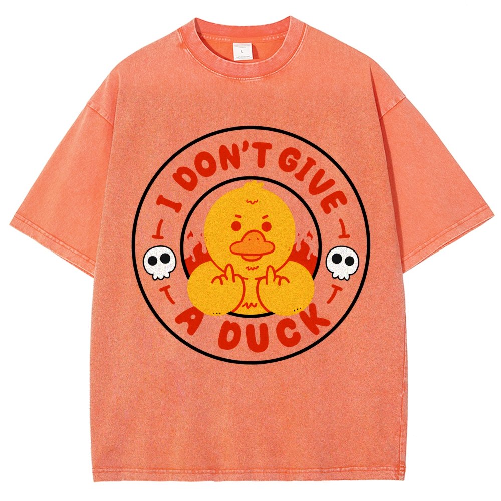 I Don’t Give A Duck Vintage Distressed T-shirt