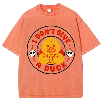 I Don’t Give A Duck Vintage Distressed T-shirt