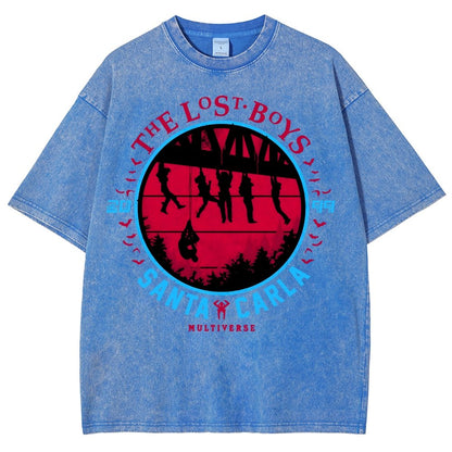 Futuristic Wanderers 2099 Vintage Distressed T-shirt