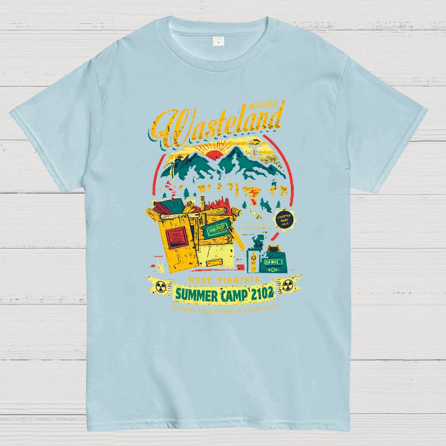NUCLEAR SUMMER CAMP Nerdy T-Shirt