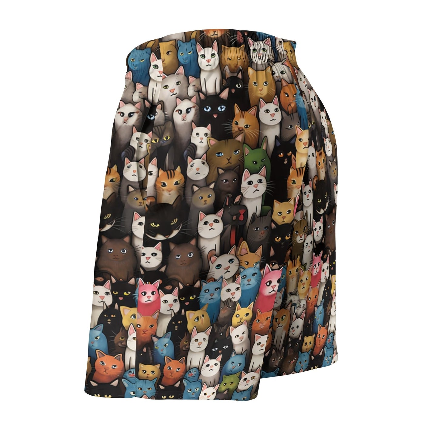 Cat Art Illustration Geek Shorts