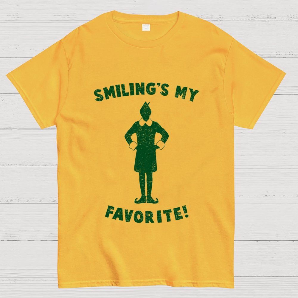 Smiling's My Favorite Geek T-Shirt