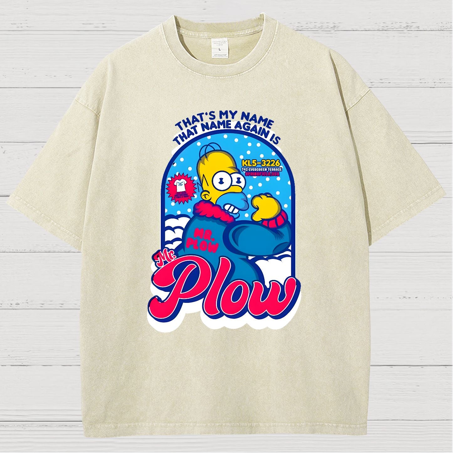 Mr. Plow Vintage Distressed T-shirt