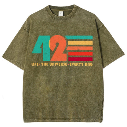 The Answer Is 42 Vintage Distressed T-shirt
