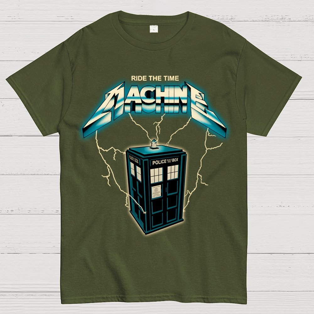 Ride the Time Machine Geek T-Shirt