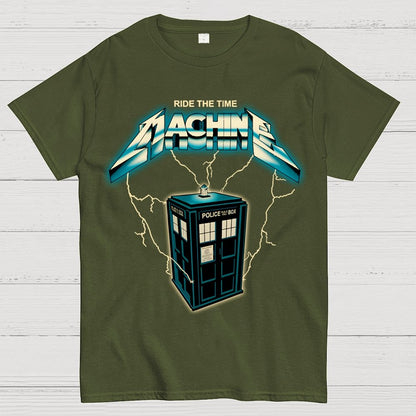 Ride the Time Machine Geek T-Shirt