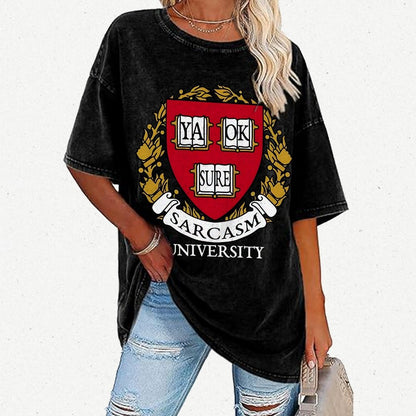 Ivy League Sarcasm Vintage Distressed T-shirt