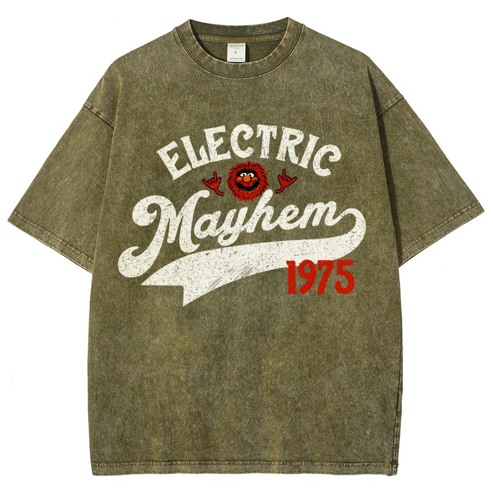 Team Mayhem Vintage Distressed T-shirt