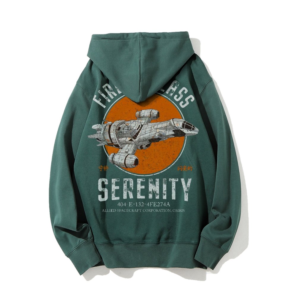 Retro Smugglers Nerdy Printed Back Cotton Hoodie