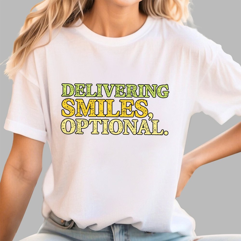 Delivering Smiles, Optional. Geek T-Shirt