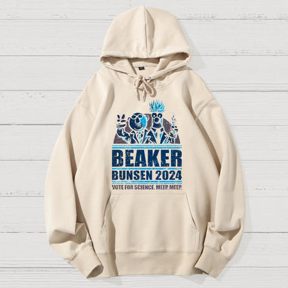 Vote For Science Geek Cotton Hoodie