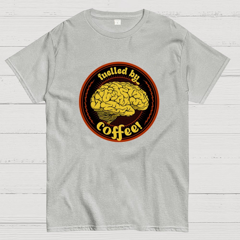 Fulled By Coffee Brain Geek T-Shirt