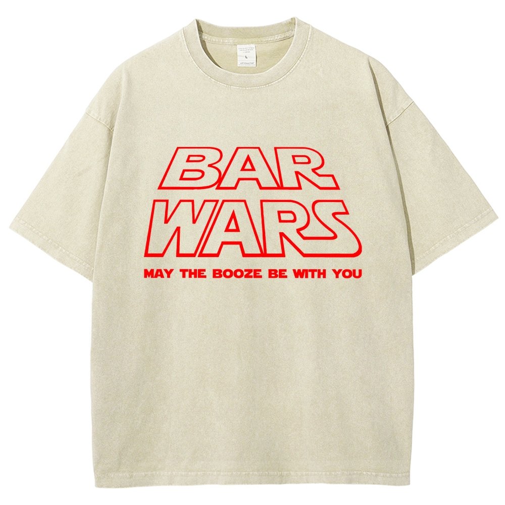 May The Booze Be With You Vintage Distressed T-shirt
