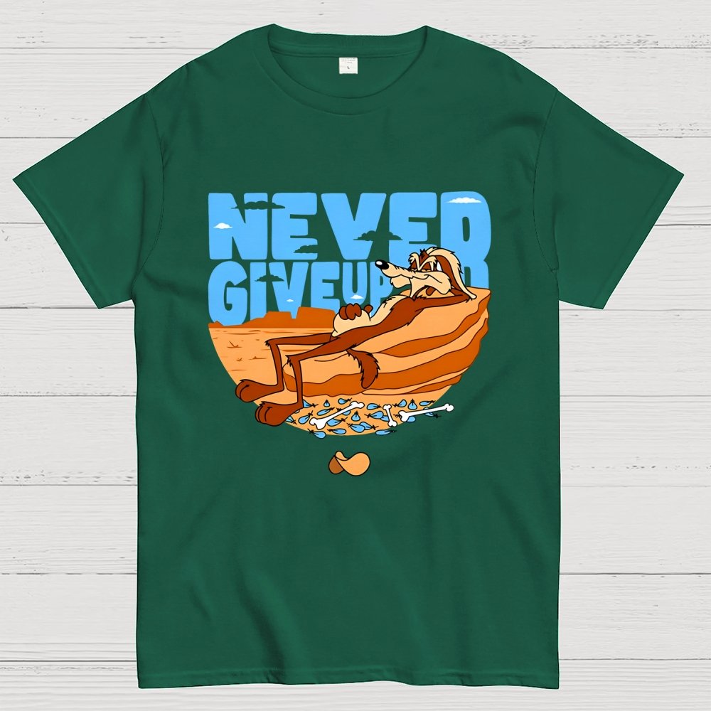 Never Give Up Geek T-Shirt