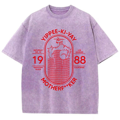 Yippie-ki-yay Vintage Distressed T-shirt