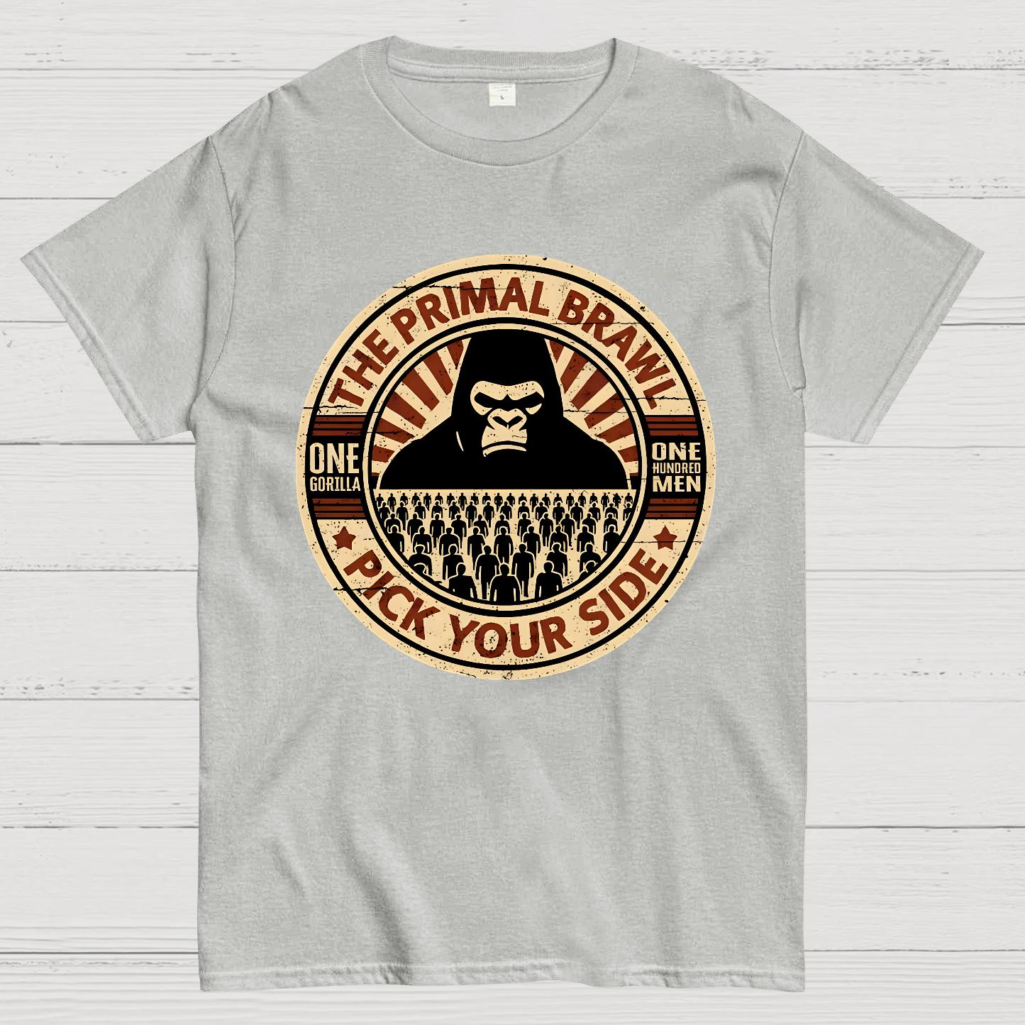 100 Men vs 1 Gorilla Geek T-Shirt