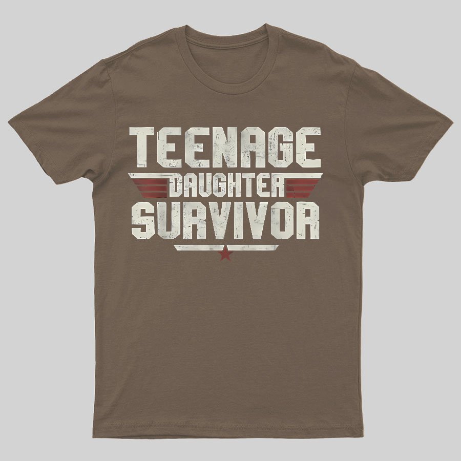 Teenage Daughter Survivor Vintage Geeky T-Shirt