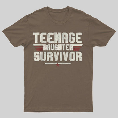 Teenage Daughter Survivor Vintage Geeky T-Shirt