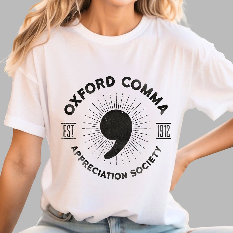 Oxford Comma Geek T-Shirt