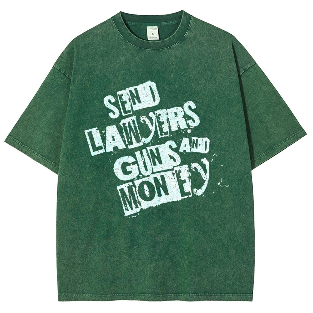 Send Lawyers Guns And Money Vintage Distressed T-shirt