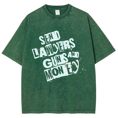 Send Lawyers Guns And Money Vintage Distressed T-shirt