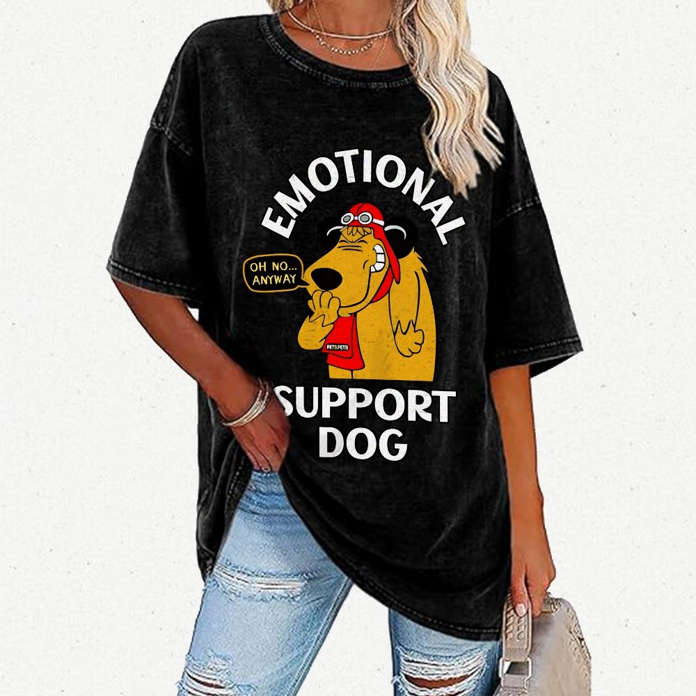 Support Or Not? Vintage Distressed T-shirt