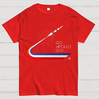 GO APOLLO, GO! We choose to go to the Moon... Geek T-Shirt