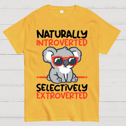 Selectively extrovert Unisex Geek T-Shirt
