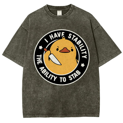 I Have Stability The Ability Vintage Distressed T-shirt