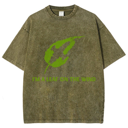 I'm A Leaf On The Wind. Vintage Distressed T-shirt