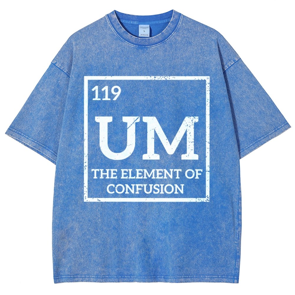 Um The Element Of Confusion Vintage Distressed T-shirt