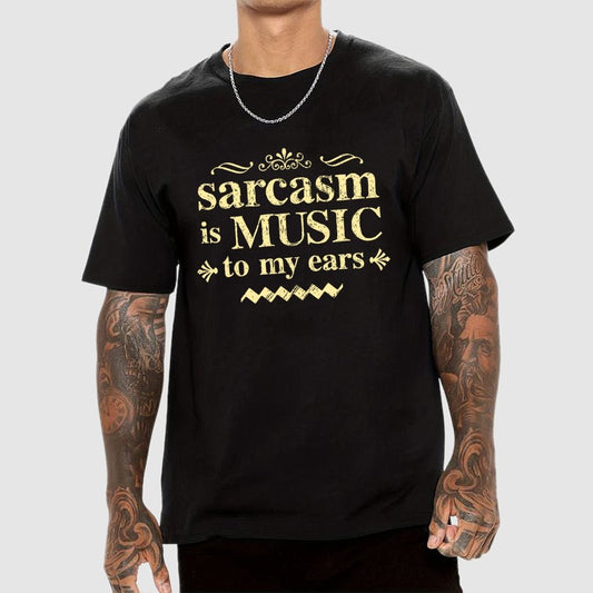Music Of Sarcasm Geek T-Shirt