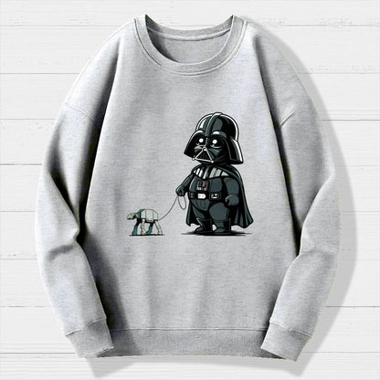 Walking The Mechanical Robot Dog Geek Cotton Sweatshirt