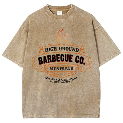High Ground BBQ Vintage Distressed T-shirt