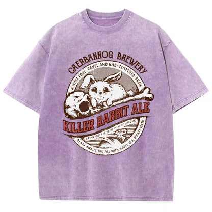 Killer Rabbit Ale Vintage Distressed T-shirt