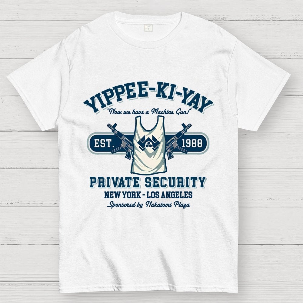 Yippee Ki Yay Security NY-LA Geek T-Shirt