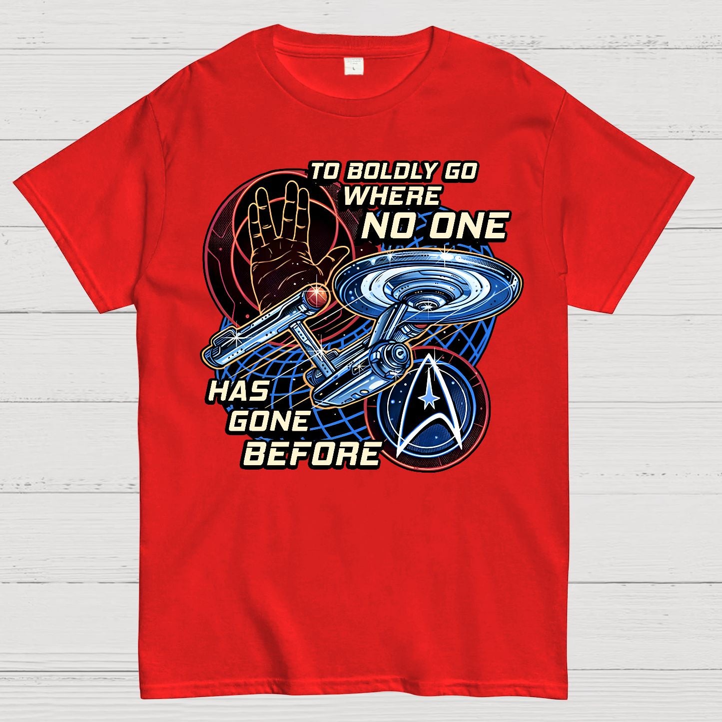 To Boldly Go Where Few Have Gone Before Geek T-Shirt