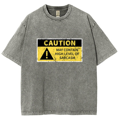 High Level Sarcasm Vintage Distressed T-shirt